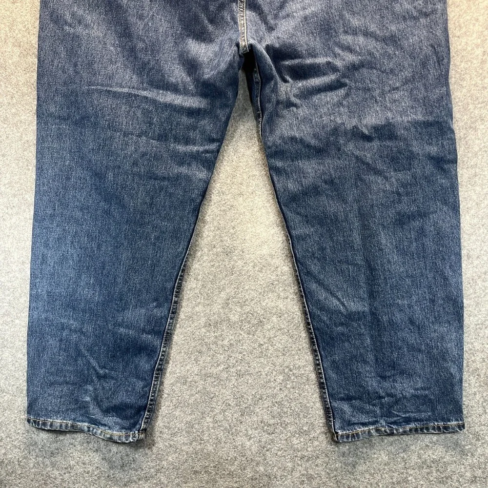 Levis Jeans Men's 52x32 550‎ Relaxed Fit Straight Leg Blue Denim Pants